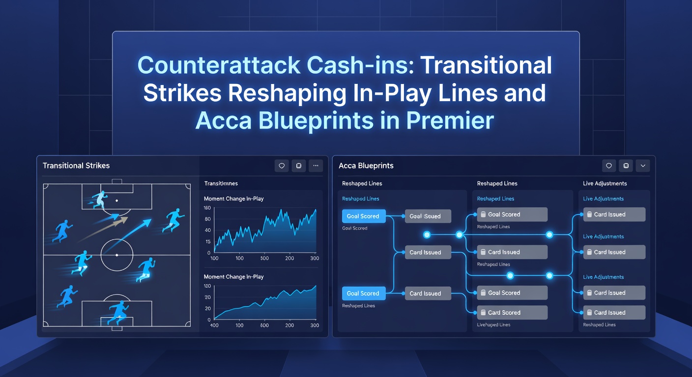 Dynamic Champions League counterattack scene showing a player evading defenders on a breakaway, illustrating the rapid odds changes that accumulator bettors exploit in transitional play