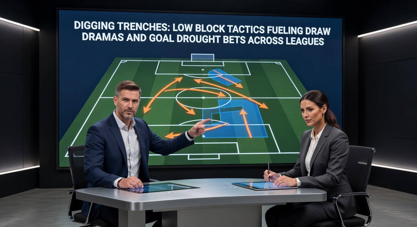Frustrated forwards clash against a deep defensive line during a goalless draw in Serie A, highlighting low block resilience