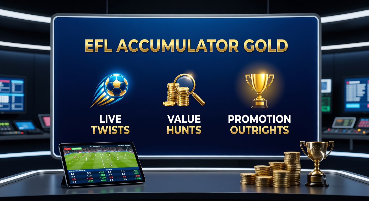 Close-up of a bookmaker's app displaying EFL value odds, highlighting mispriced lines in Championship and League One