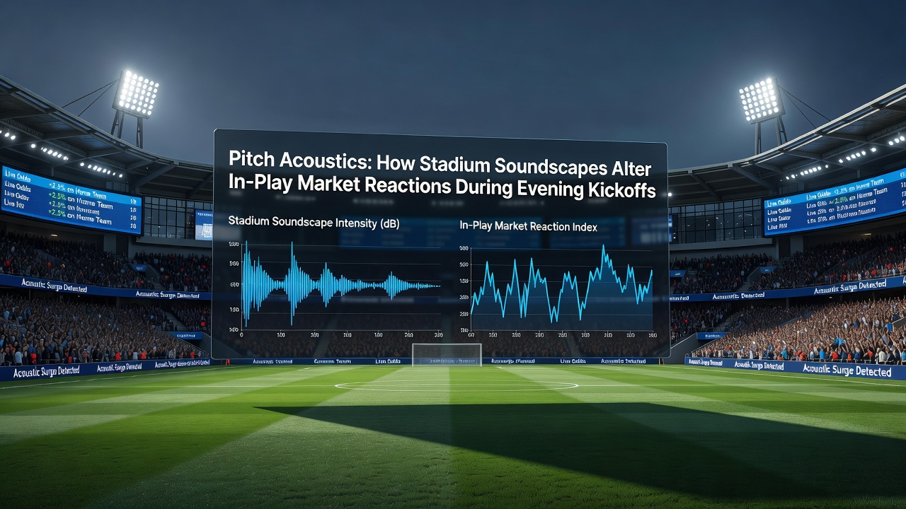 Acoustic mapping of stadium pitch during night fixture