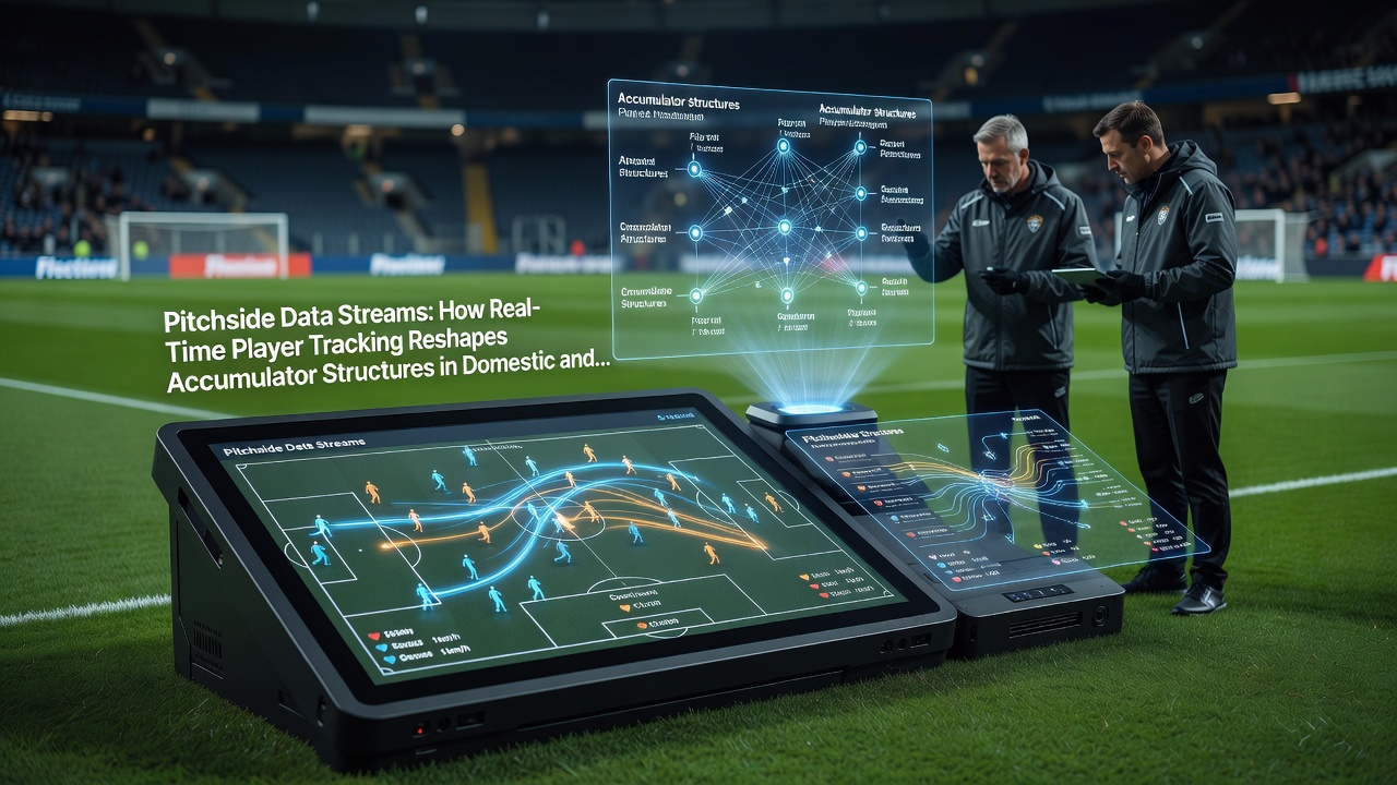 Analysts reviewing live player tracking dashboards that update accumulator probabilities during a Champions League fixture