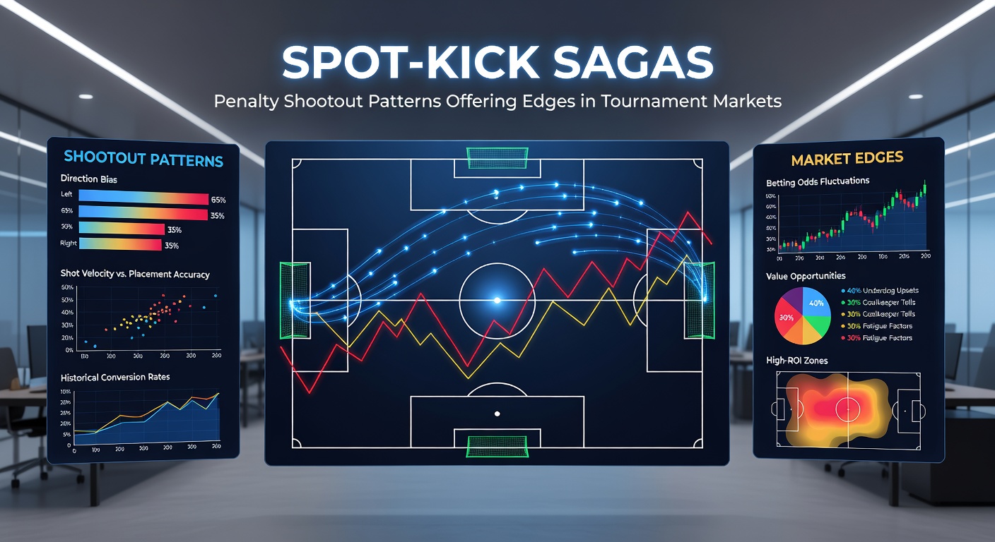 Goalkeeper diving to save a penalty kick amid celebrating teammates