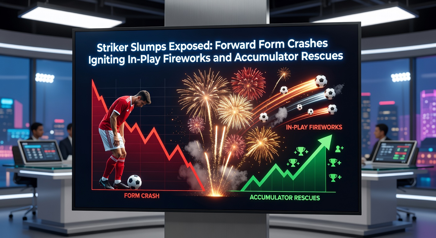 Live betting screen showing dramatic odds shifts during a striker's form slump in a Champions League quarter-final